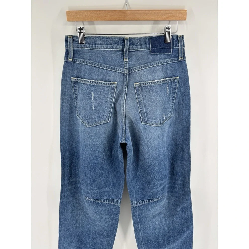 NWOT AMO Sandra Baggy Jeans Sz 25 (Meas 28) Barrel Wide Leg Cottagecore MSRP 318 - Picture 11 of 16